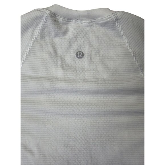 Lululemon Swiftly Tech 2.0 Short Sleeve Shirt White Women's Size 2 - Picture 5 of 5